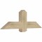 Ekena Millwork Eugene Rough Sawn Timber Gable Bracket, Douglas Fir, 48"W x 16"H x 4"D x 6"F, 8/12 Pitch GBW048X16X0406EUG00RDF - alternate 3